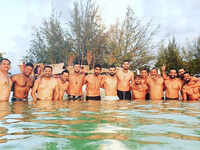 India vs WI: Virat Kohli, team enjoy at a beach before Test series