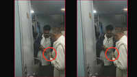 Watch: Ticket collector caught taking bribe from a passenger
