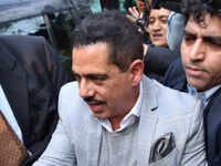 Money laundering case: Robert Vadra arrives at ED office 