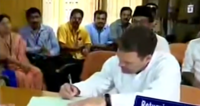Rahul Gandhi files nomination from Wayanad