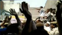 Watch: People chant pro-Modi slogans during Delhi CM Arvind Kejriwal’s roadshow