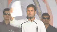 Ujjain: Rahul Gandhi shows ‘proof’ of loan waivers given to Shivraj Singh Chouhan’s kin