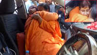 Tears flow as BJP's Sadhvi leaders Uma Bharti and Pragya Singh Thakur meet in Bhopal