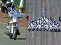 Watch: Daredevil acts by bike-borne jawans during Republic Day parade