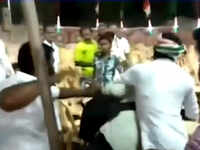 TN: Congress workers thrash photojournalists for clicking empty chairs at public rally