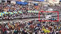Watch: Ocean of humans make way for ambulance during Rath Yatra in Puri