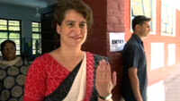 Lok Sabha polls: Priyanka Gandhi, Robert Vadra cast their votes