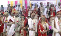 Gujarat: 54 couples tie knot at mass wedding in Surat