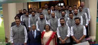 ICC WC 2019: Team India meets India's High Commissioner to UK in London