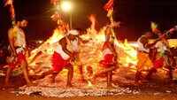 Watch: Fire walking becomes a rite of passage in this festival