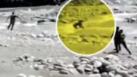 CRPF jawans save woman from drowning in J&K's Baramulla