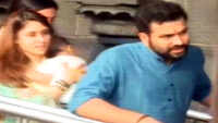 Rohit Sharma offers prayers at Venkateswara Temple in Tirupati ahead of IPL final