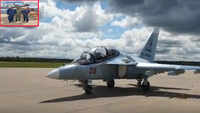 Watch: IAF chief Air Chief Marshal BS Dhanoa flies Russia's YAK-130 advanced jet trainer