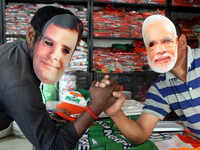 Lok Sabha elections: Sellers of polyester campaign materials hope to do good business