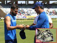 Indian cricket team pays tribute to Indian Armed Forces