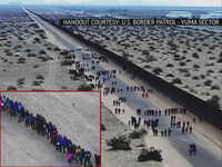 Migrants arrested in Arizona after crossing border