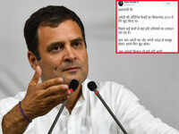 Congress president Rahul Gandhi accuses PM Narendra Modi of misleading public