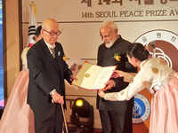  Prime Minister Narendra Modi conferred Seoul peace prize 