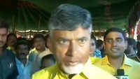 TDP chief N Chandrababu Naidu casts his vote