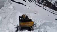 Snow clearance operation underway in HP’s Lahaul-Spiti