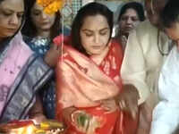 Lok Sabha polls 2019: Jaya Prada offers prayers in Rampur ahead of filing nomination