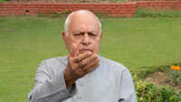 Farooq Abdullah's drama continues, locks himself inside his house