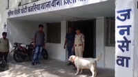 Dog finds new home at police station after accused family goes to jail
