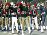 Watch: NCC, NSS cadets march at Rajpath during Republic Day parade