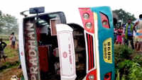 20 passengers injured after bus overturns in Odisha’s Rajamunda