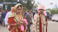 Lok Sabha polls 2019: Newly-married couple turn up for voting in Udhampur