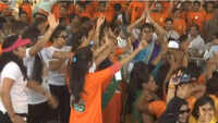 Watch: People dance after PM Narendra Modi’s rally in MP’s Ratlam