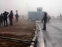 Fierce gunbattle underway between security forces and terrorists in J&K's Pulwama district