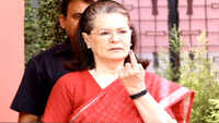 Lok Sabha polls: Sonia Gandhi cast vote at Delhi’s Nirman Bhawan