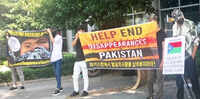 Baloch activists stage protest against enforced disappearances in S Korea’s Busan