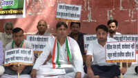 Congress workers sit on hunger strike urging Rahul Gandhi to take back his resignation