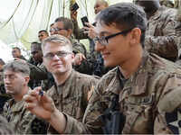 Thai/US military drill: Participants eat scorpions, worms and snakes
