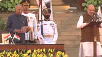 BJP president Amit Shah takes oath as union minister