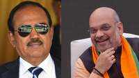 NSA Ajit Doval briefs Union home minister Amit Shah on security situation in J&K