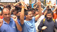 Residents protest outside DC Office demanding better transportation facilities in Udhampur