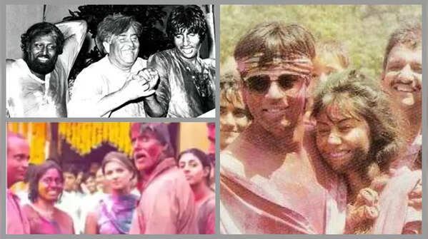 Raj Kapoor, Amitabh Bachchan, Shah Rukh Khan, Javed Akhtar: Revisiting Bollywood's grandest Holi parties