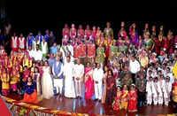 President Kovind, PM Modi attends cultural events performed by divyang children
