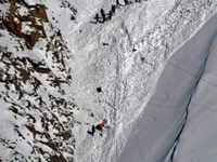Himachal Pradesh: Avalanche due to heavy snowfall damages apple orchards of Kinnaur