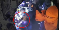 Kidnapping caught on CCTV camera as 5-yr-old twins get snatched from school bus