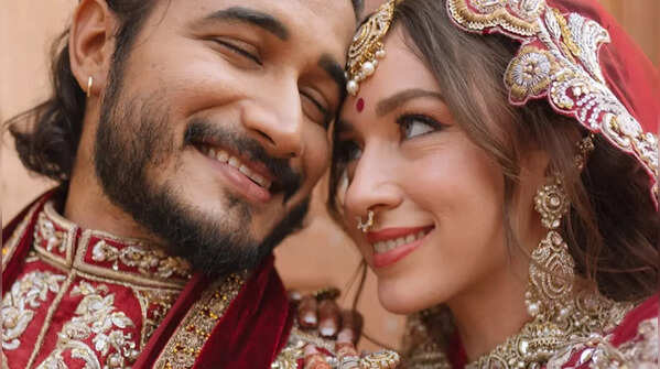 ​A divine union: When wedding fashion meets devotion in Vrindavan