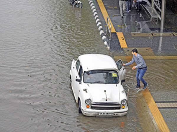 Vulnerable spots see waterlogging again in Delhi