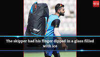 Cricket World Cup: Virat Kohli hurts thumb ahead of India's match against South Africa