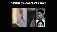 PM Narendra Modi pays last respects to former external affairs minister Sushma Swaraj at her residence
