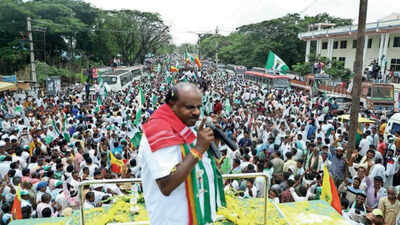 Karnataka assembly elections: JD(S) ends campaign on a strong note