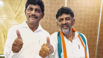 D K Shivakumar wins poll battle for eighth straight time from Karnataka's Kanakapura Assembly constituency