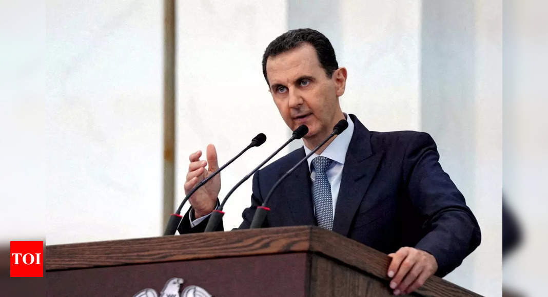 Syria S Assad Lands In Saudi For Arab Summit State Tv Times Of India